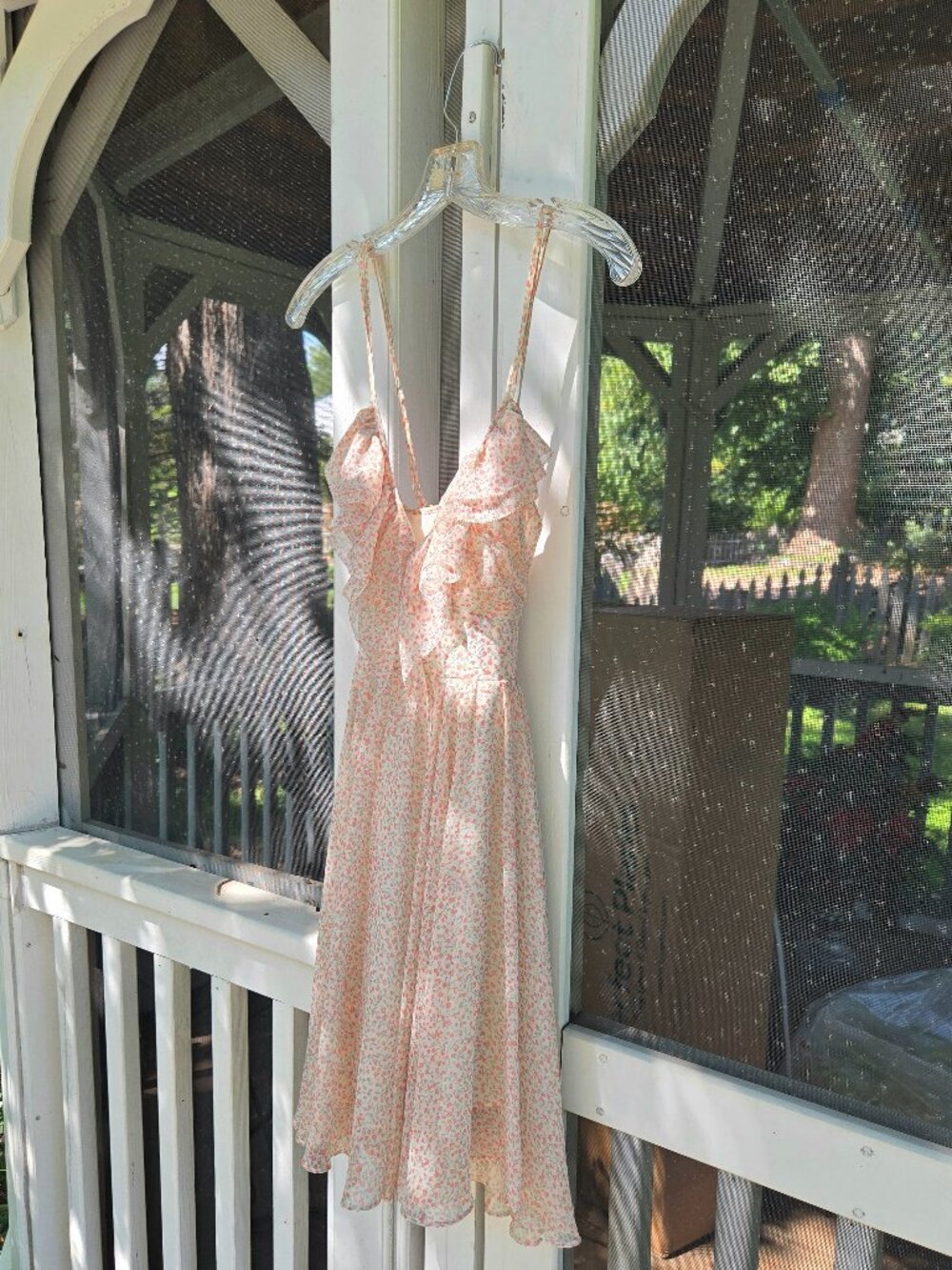 Vintage Guess paisley flower dress